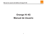 ZTE Orange Hi 4G Orange Instrucciones de operación