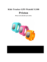 PRIXTON Kids Tracker GPS Watchi G100 Manual de usuario