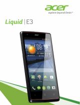 Acer Liquid E3 Duo Manual de usuario