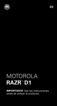 Motorola RAZR D1 Manual de usuario