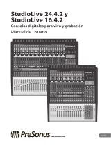 PRESONUS StudioLive 16.4.2 El manual del propietario