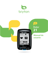 Bryton Rider 21 Manual de usuario