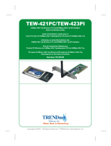 Trendnet TEW-421PC Quick Installation Guide