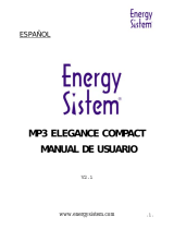 ENERGY SISTEM Elegance Compact 4000 Manual de usuario