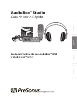 PRESONUS AudioBox Studio Guía de inicio rápido