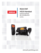 Simrad RS35 VHF and HS35 Handset Guía de instalación