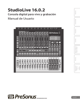 PRESONUS StudioLive 16.0.2 El manual del propietario