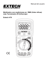 Extech Instruments EX470 Manual de usuario