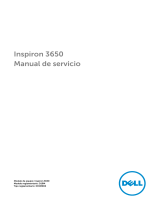 Dell Inspiron 3650 Manual de usuario