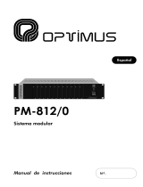 Optimus PM-812/0 Manual de usuario
