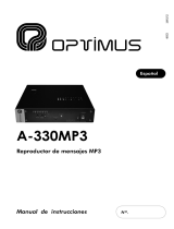 Optimus A-330MP3 Manual de usuario