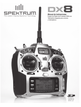 Spektrum DX8 DSMX Transmitter Only MD2 Manual de usuario