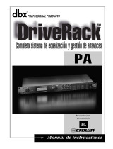 dbx DriveRack PA El manual del propietario