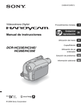 Sony DCR-HC26E Manual de usuario