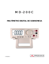 Promax MD-200C Manual de usuario