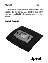 Tiptel 540 SD Manual de usuario