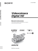 Sony HVR-Z1E Manual de usuario