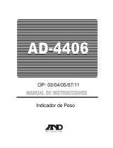 AND AD-4406 Manual de usuario