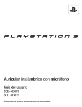 Sony PS3 Auriculares Estéreo Inalámbricos SCEH-00087 Manual de usuario