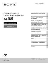 Sony Série SLT-A58 Guía del usuario