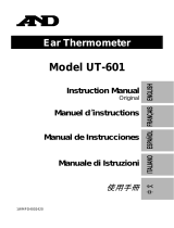 AND UT-601 Manual de usuario