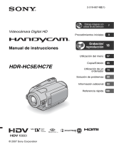 Sony HANDYCAM HDR-HC7E Manual de usuario