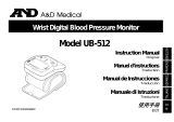 A&D Medical UB-512 Manual de usuario