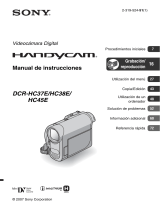 Sony DCR-HC38E Manual de usuario