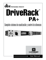 dbx DriveRack PA+ El manual del propietario