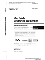 Sony MZ-N10 Manual de usuario