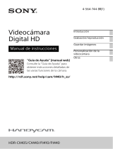 Sony HDR-CX405 Manual de usuario