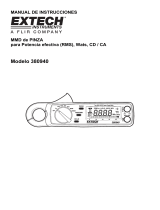 Extech Instruments 380940 Manual de usuario
