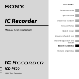 Sony ICD P520 Manual de usuario