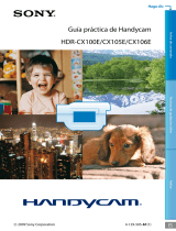 Manual de Usuario pdf HDR-CX106E Instrucciones de operación