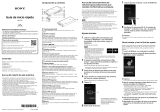Sony NW-ZX2 Guía de inicio rápido