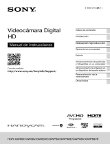 Sony Handycam HDR- GW66V Manual de usuario