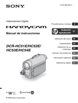 Sony DCR-HC51E Manual de usuario