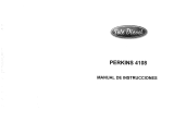 Solé Diesel PERKINS 4108 Manual de usuario
