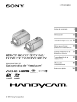 Manual de Usuario pdf Handycam HDR-XR150E Instrucciones de operación
