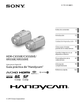 Sony HDR-CX550E Instrucciones de operación