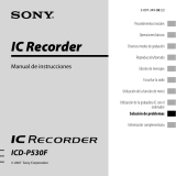 Sony ICD P530F Manual de usuario
