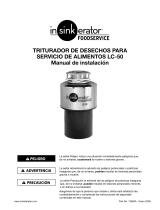 InSinkErator Triturador de Desechos Para Servicio de Alimentos LC-50 Manual de usuario