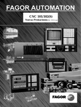 Fagor CNC 101_102 OEM Manual de usuario