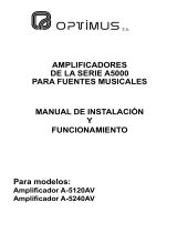 Optimus A-5240AV Manual de usuario