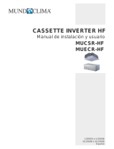 mundoclima Series MUECR-HF “1×1 System with Centrifugal Inverter Outdoor Units HF” Guía de instalación