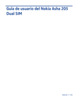 Microsoft Asha 205 Dual Sim Guía del usuario