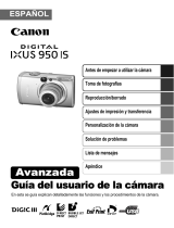 Canon Digital IXUS 950 IS Guía del usuario