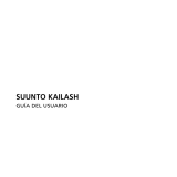 Suunto Kailash Guía del usuario