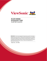 ViewSonic PLED-W200 Guía del usuario
