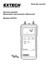 Extech Instruments 407910 Manual de usuario
